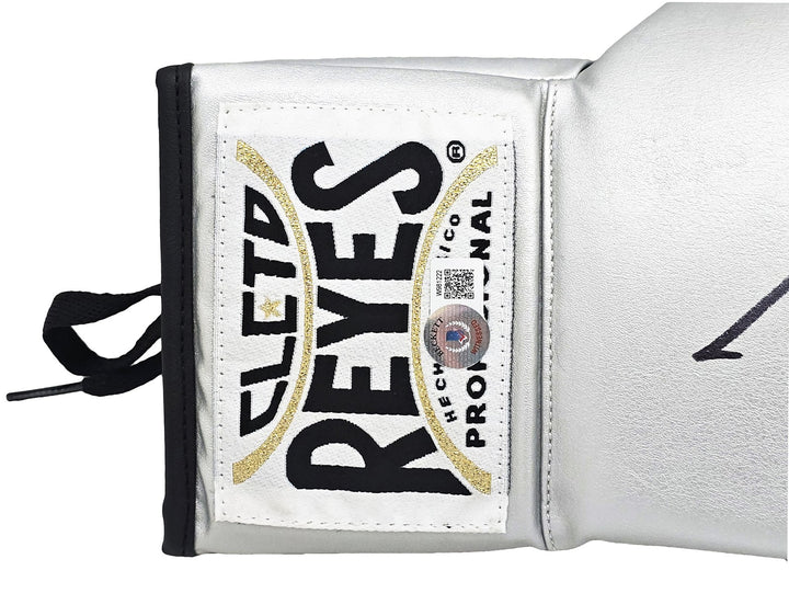 Michael B. Jordan Signed Silver Reyes Boxing Glove Right Handed RH Beckett Wit