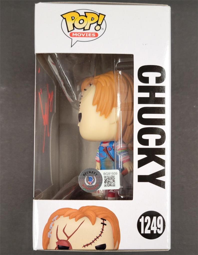 Writer Don Mancini signed Bride of Chucky Funko Pop autograph ~ Beckett BAS Holo