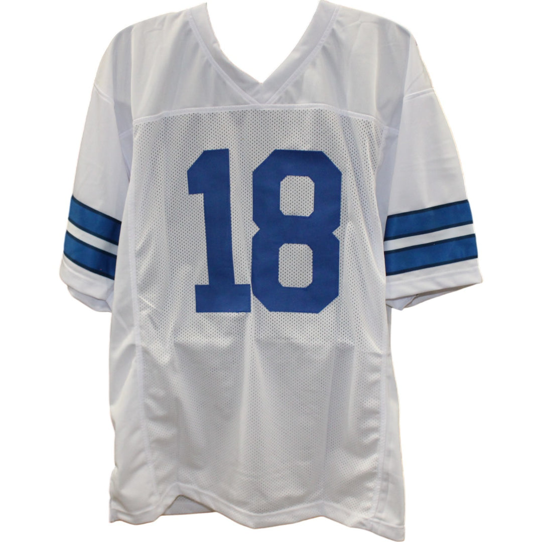 Jalen Tolbert Autographed/Signed Pro Style XL White Jersey Beckett 54104