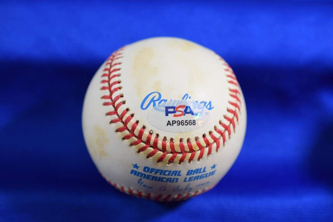 Sparky Lyle PSA DNA Autograph American League OAL Signed Baseball 77 Cy Young