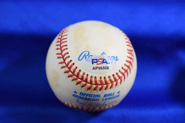 Sparky Lyle PSA DNA Autograph American League OAL Signed Baseball 77 Cy Young