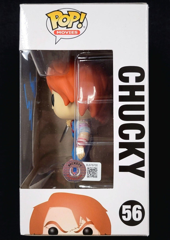 Director Don Mancini signed Chucky Funko Pop blue autograph B ~ Beckett BAS Holo