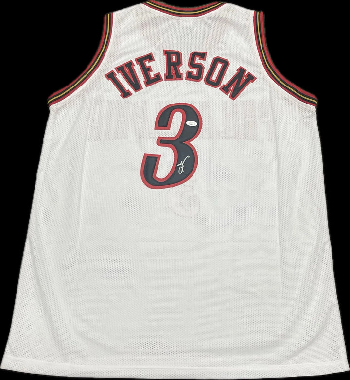 Allen Iverson Signed Philadelphia 76ers Jersey JSA