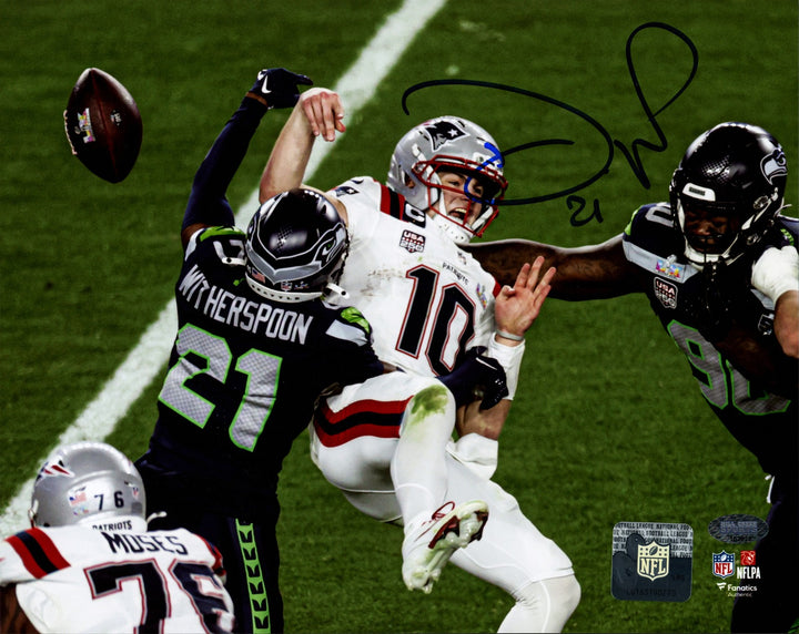 Devon Witherspoon Signed 8x10 Photo Seattle Seahawks SB LX Fumble MCS Holo