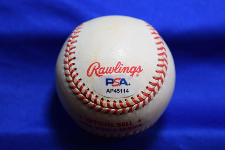 Andy Pettitte PSA DNA Autograph 1996 World Series Signed Baseball