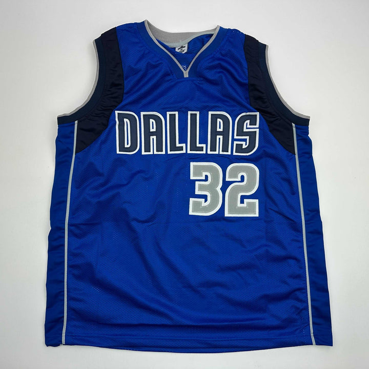 Facsimile Autographed Cooper Flagg Dallas Blue Reprint Auto Jersey Size Men's XL