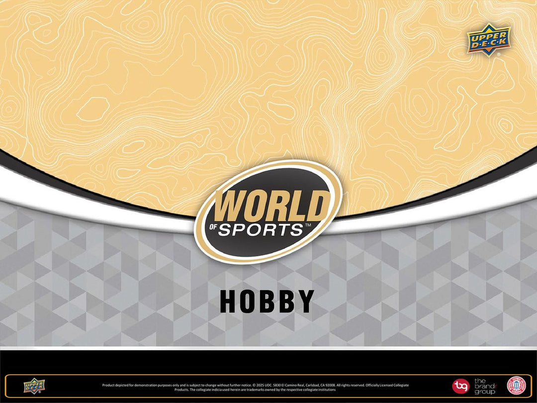 2025 Upper Deck World of Sports Volume 1 Hobby Box Stock #246200