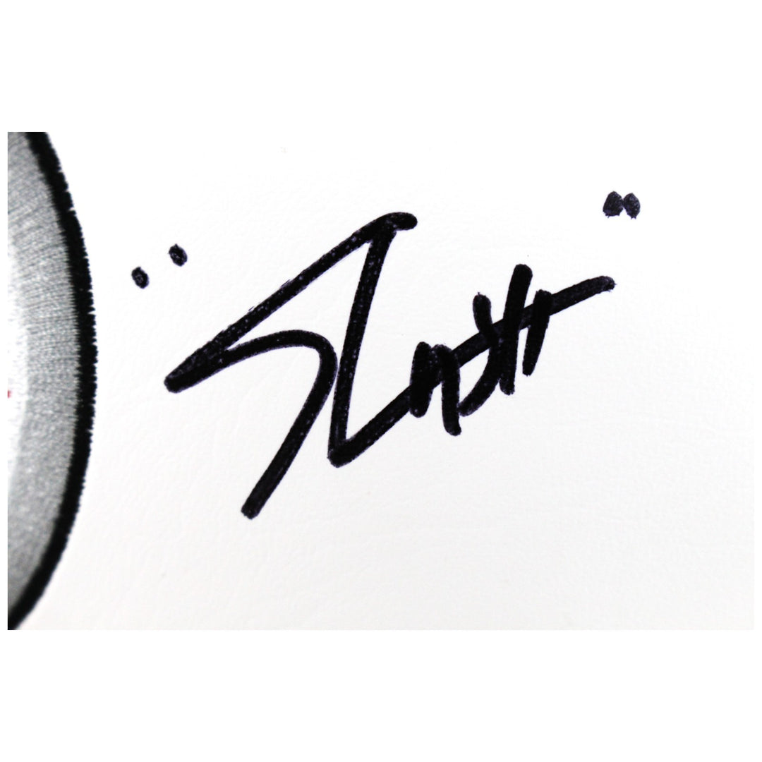Kordell Stewart Signed Pittsburgh Steelers Logo Football Slash Beckett 52789