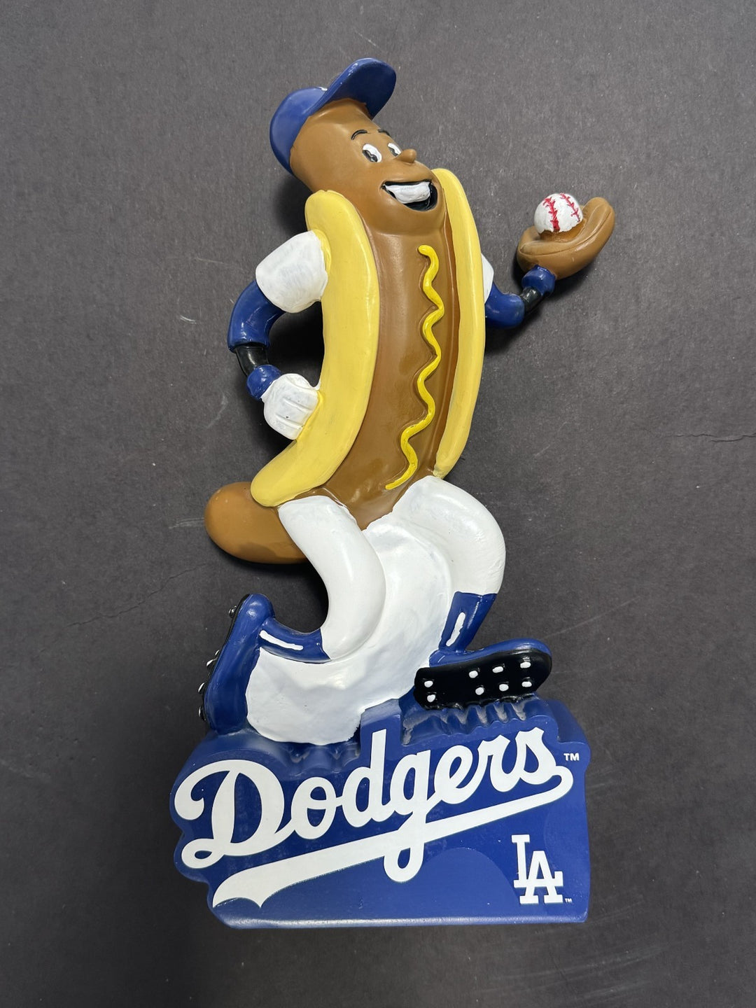Los Angeles Dodgers Dodger Hot Dog Mascot Statue 12" MLB Figurine Nib Ohtani