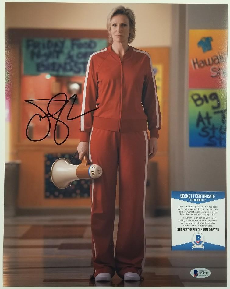 JANE LYNCH Signed GLEE 11x14 Photo Sue Sylvester Auto (B) ~ Beckett BAS COA