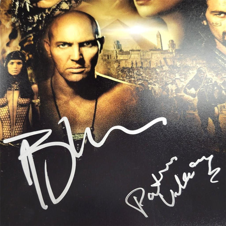 Brendan Fraser & Patricia Velasquez signed The Mummy Returns 11x17 photo ~ BAS