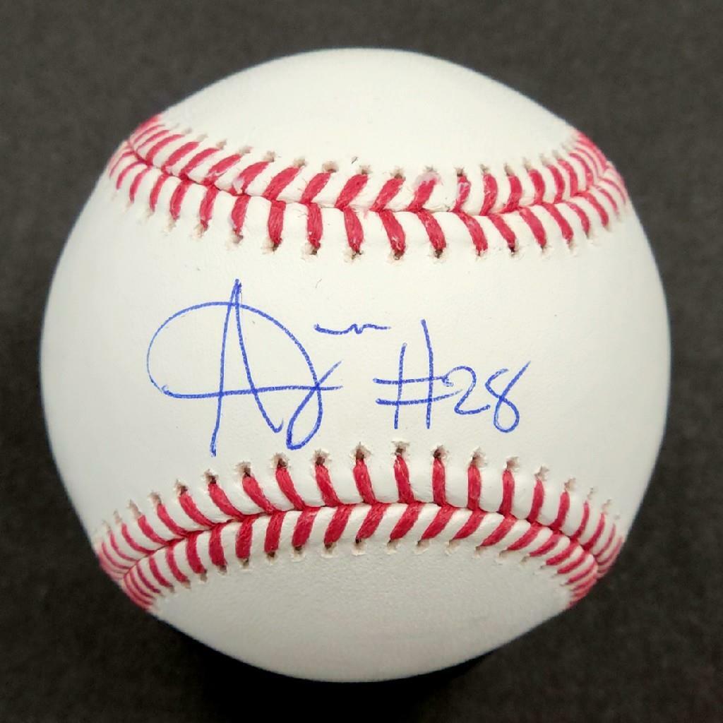Alexander Ramirez autograph Angels signed MLB Baseball BAS Beckett Witness
