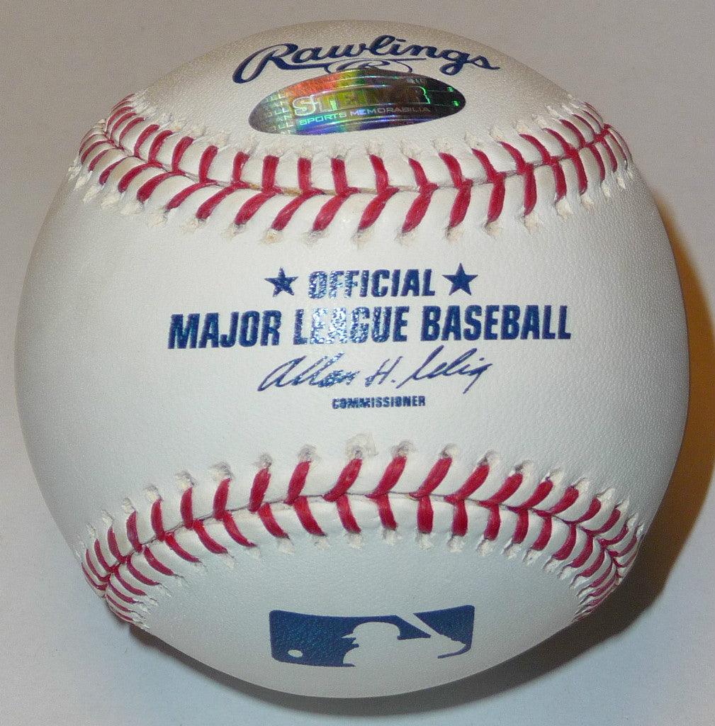 TRAVIS HAFNER SIGNED OML BASEBALL CLEVELAND INDIANS TEXAS RANGERS NY YANKEES