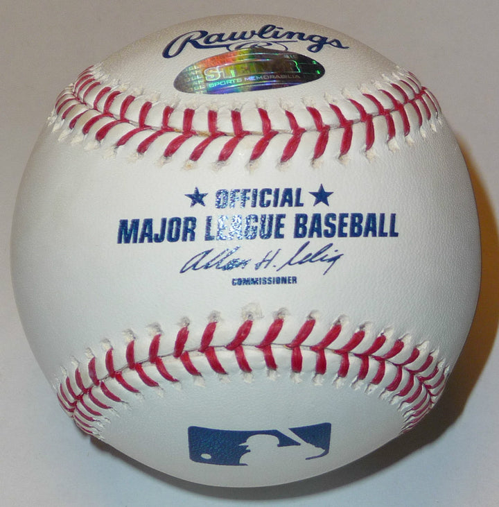 TRAVIS HAFNER SIGNED OML BASEBALL CLEVELAND INDIANS TEXAS RANGERS NY YANKEES