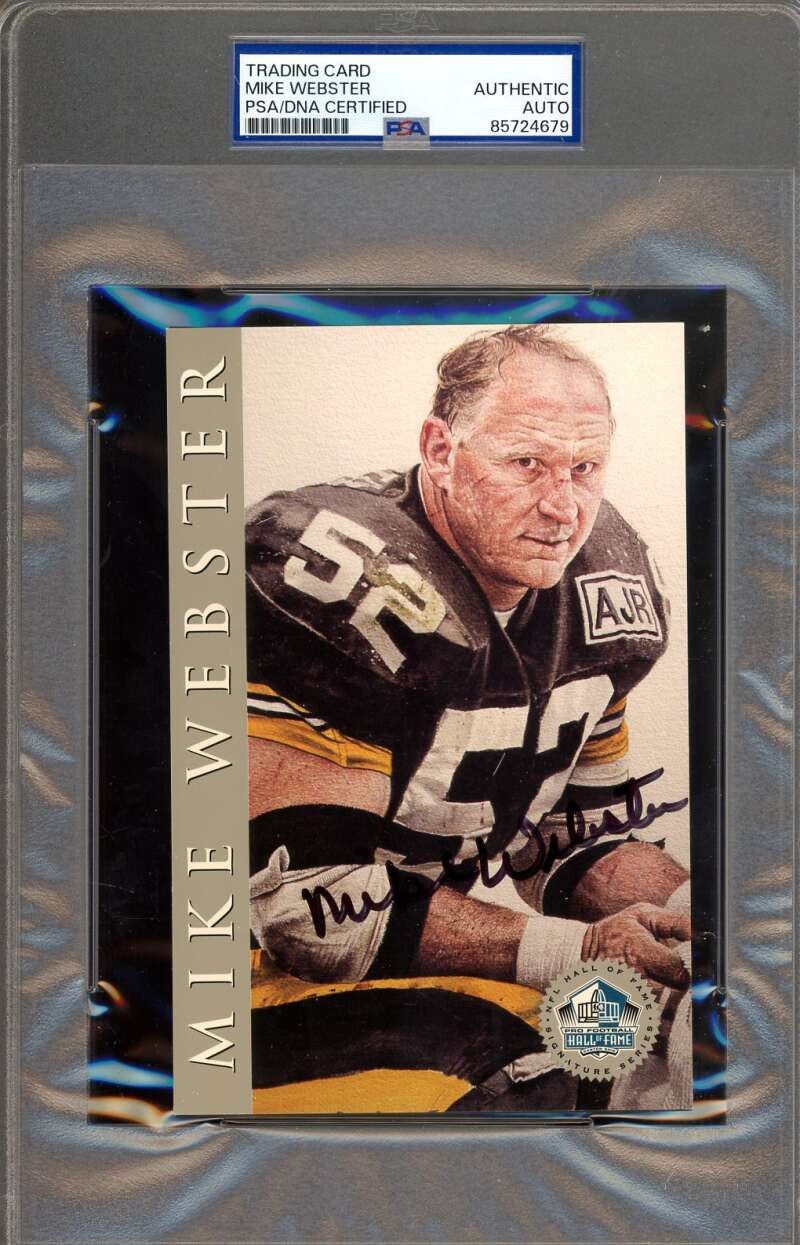 Mike Webster PSA DNA Signed 1998 HOF Signature Series Autographed Steelers