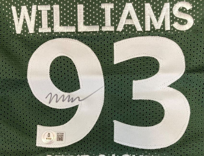 Brandon Graham Milton Williams Dual Signed Philly SB Strip Sack Stat Jersey BAS