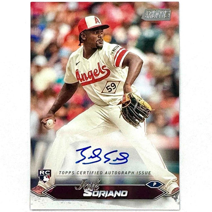 2024 Topps Stadium Club RC Jose Soriano autograph Rookie on-card auto LA Angels