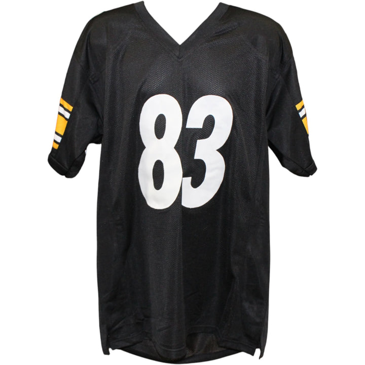 Heath Miller Autographed Pro Style Size XL Black Jersey Beckett Witness 54627