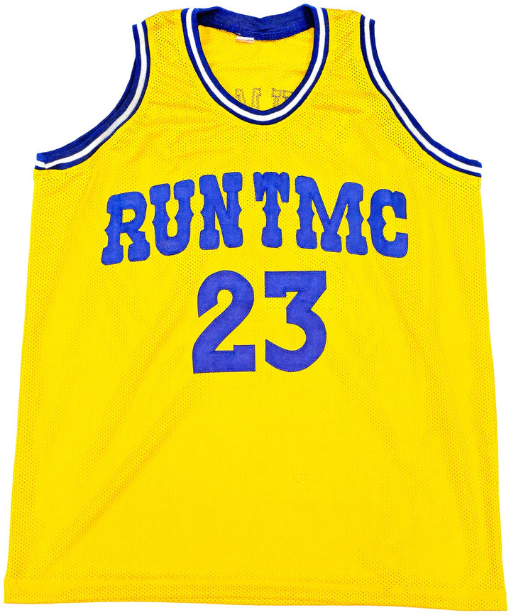 Golden State Warriors Mitch Richmond Signed Yellow Jersey "HOF 2014" Beckett Wit