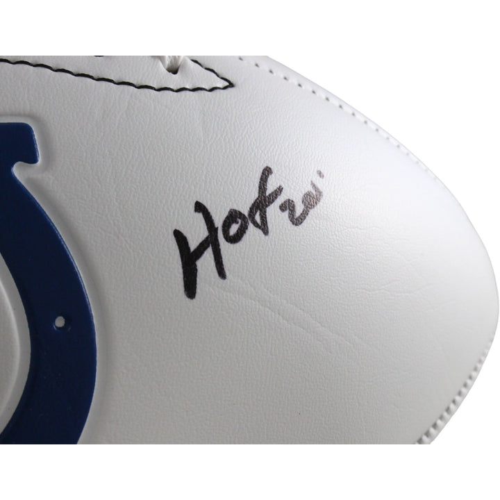 Edgerrin James Autographed Indianapolis Colts Logo Football HOF Beckett 54299
