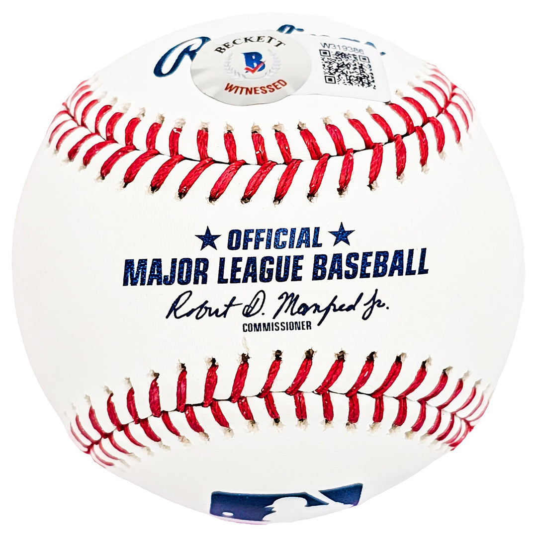 Hideki Matsui Signed Official MLB Baseball Yankees "Godzilla" Beckett Witness