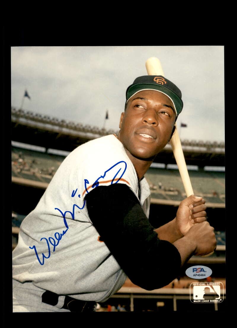 Willie McCovey PSA DNA Autographed 8x10 Photo Signed Giants