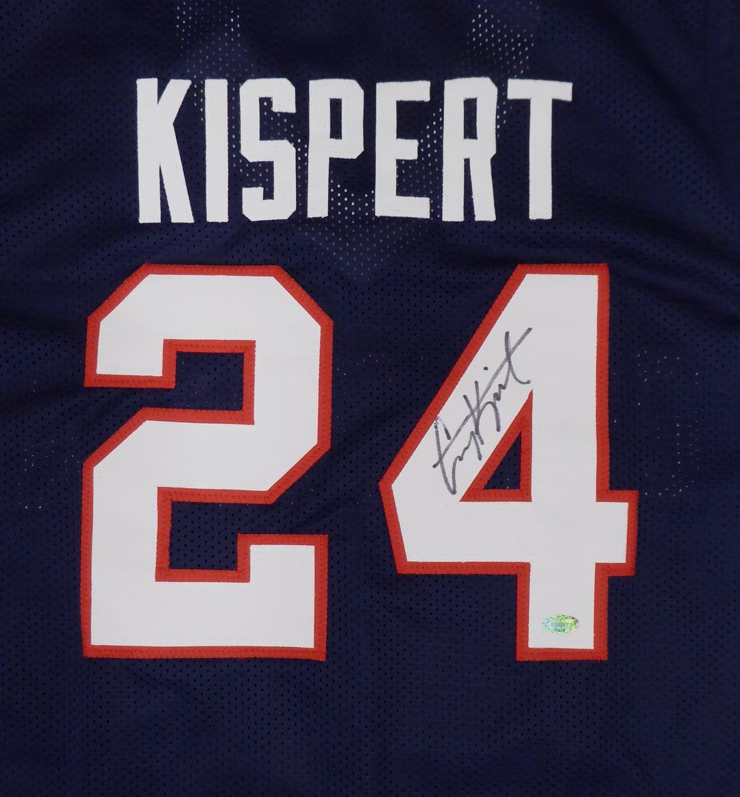 Gonzaga Bulldogs Corey Kispert Autographed Signed Blue Jersey MCS Holo