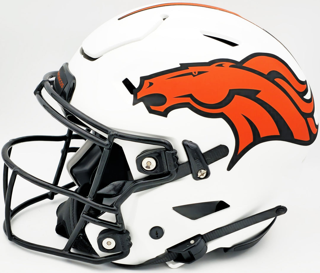 Russell Wilson Auto Broncos Lunar Eclipse White Full Hyper Flex Helmet Fanatics