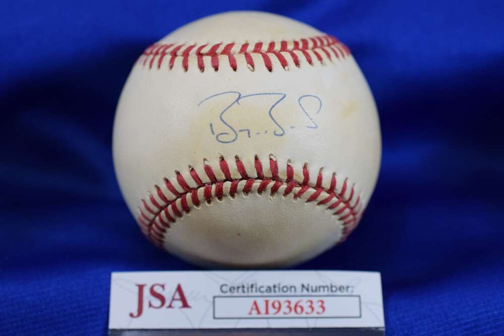 Barry Bonds JSA COA Autograph ONL National League Signed Baseball