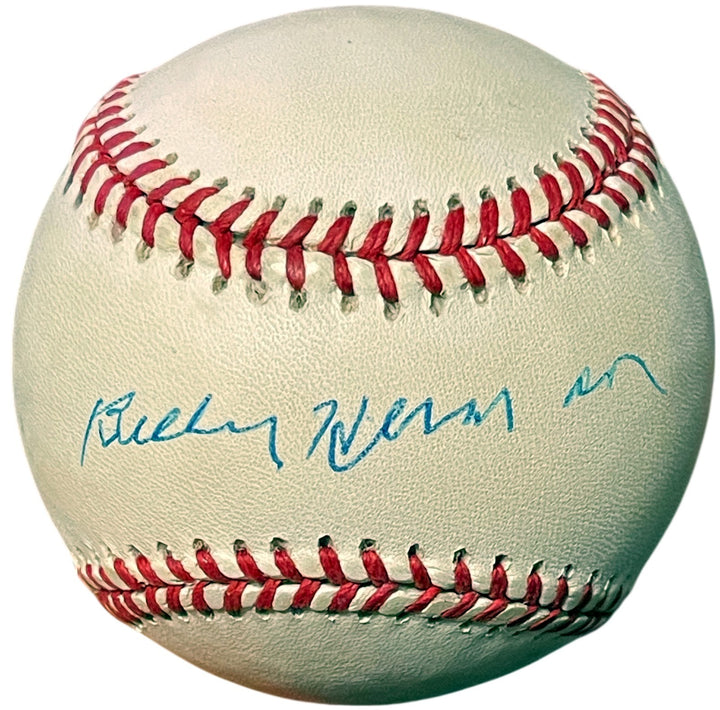 Billy Herman signed Official Rawlings RONL National League toned- COA HOF/10X AS