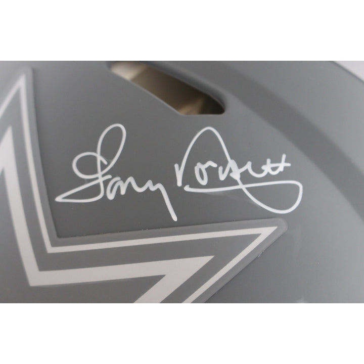 Tony Dorsett Autographed Dallas Cowboys Authentic Slate Helmet Beckett 56480