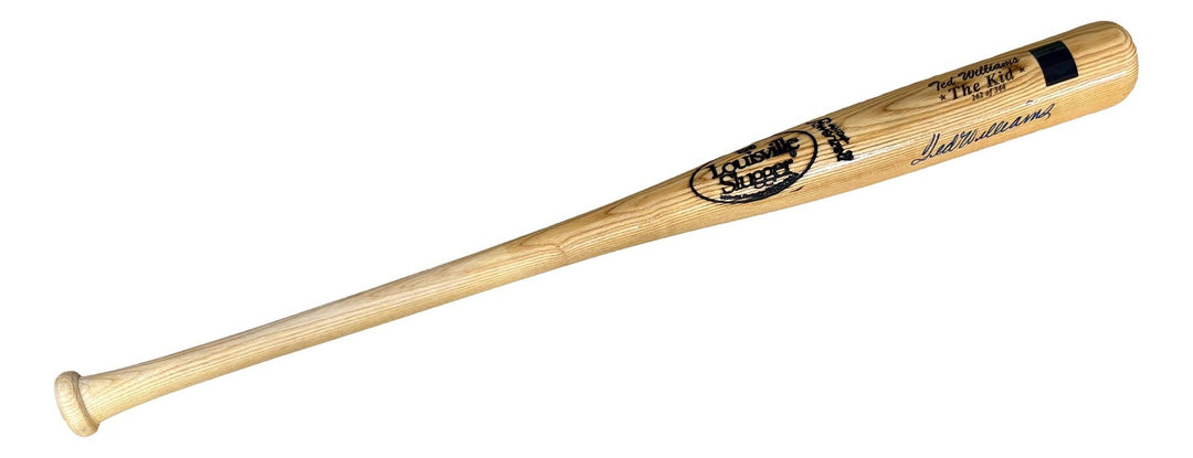 Ted Williams Boston Red Sox Signed LS The Kid Bat LE/344 PSA/DNA LOA