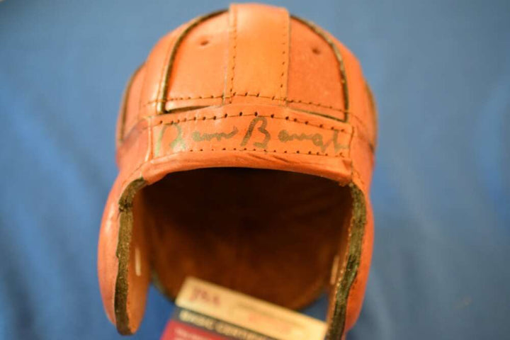 Sammy Baugh JSA Coa Autograph Vintage Leather Mini Helmet Signed