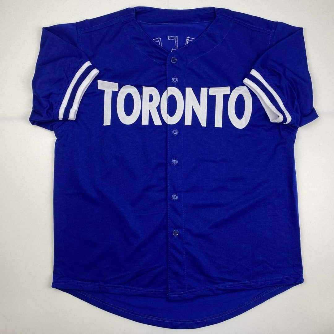 Autographed/Signed VLADIMIR VLAD GUERRERO JR Toronto Blue Jersey PSA COA