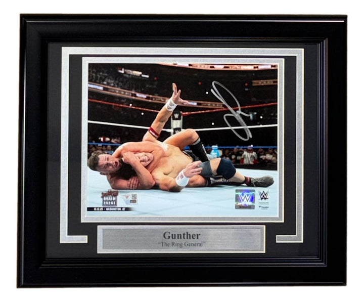 Gunther Signed Framed 8x10 WWE John Cena Retirement Photo Fanatics