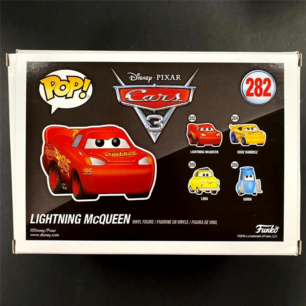 Owen Wilson signed Lightning McQueen Funko Pop! 282 autograph ~ JSA