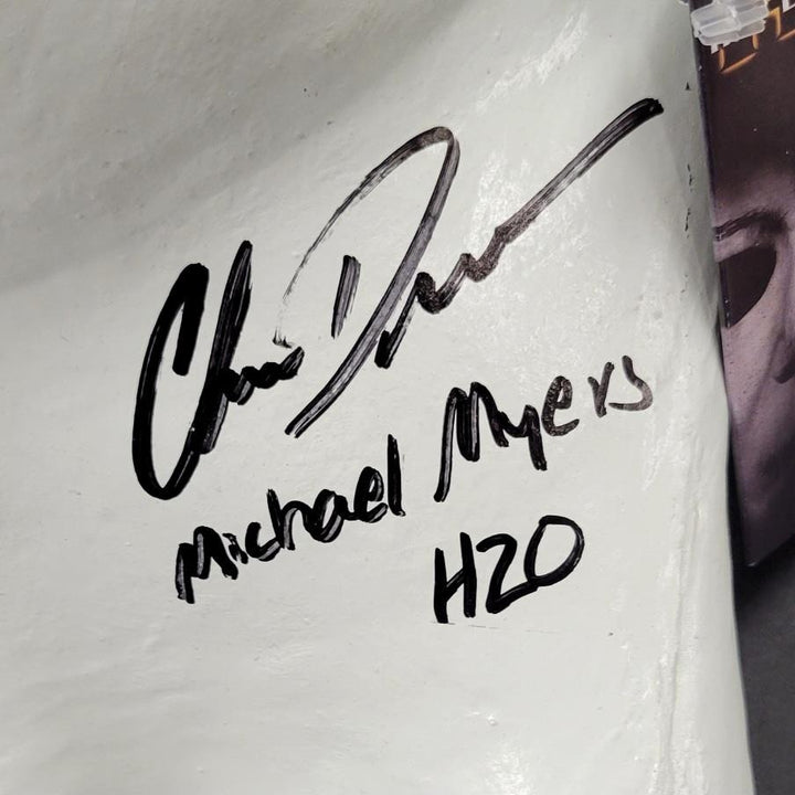 Nick Castle signed "Michael Myers" Halloween H20 Mask autograph ~ Beckett BAS
