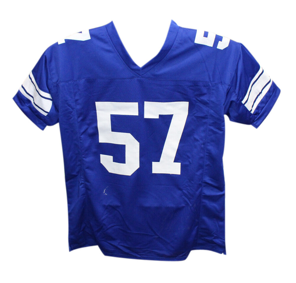 Dermontti Dawson Autographed College Style XL Blue Jersey Beckett 41015