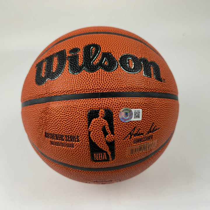 Autographed/Signed Dennis Rodman Full Size Wilson Beckett BAS COA