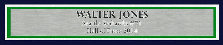 Walter Jones Signed Framed 16x20 Photo Seattle Seahawks MCS Holo