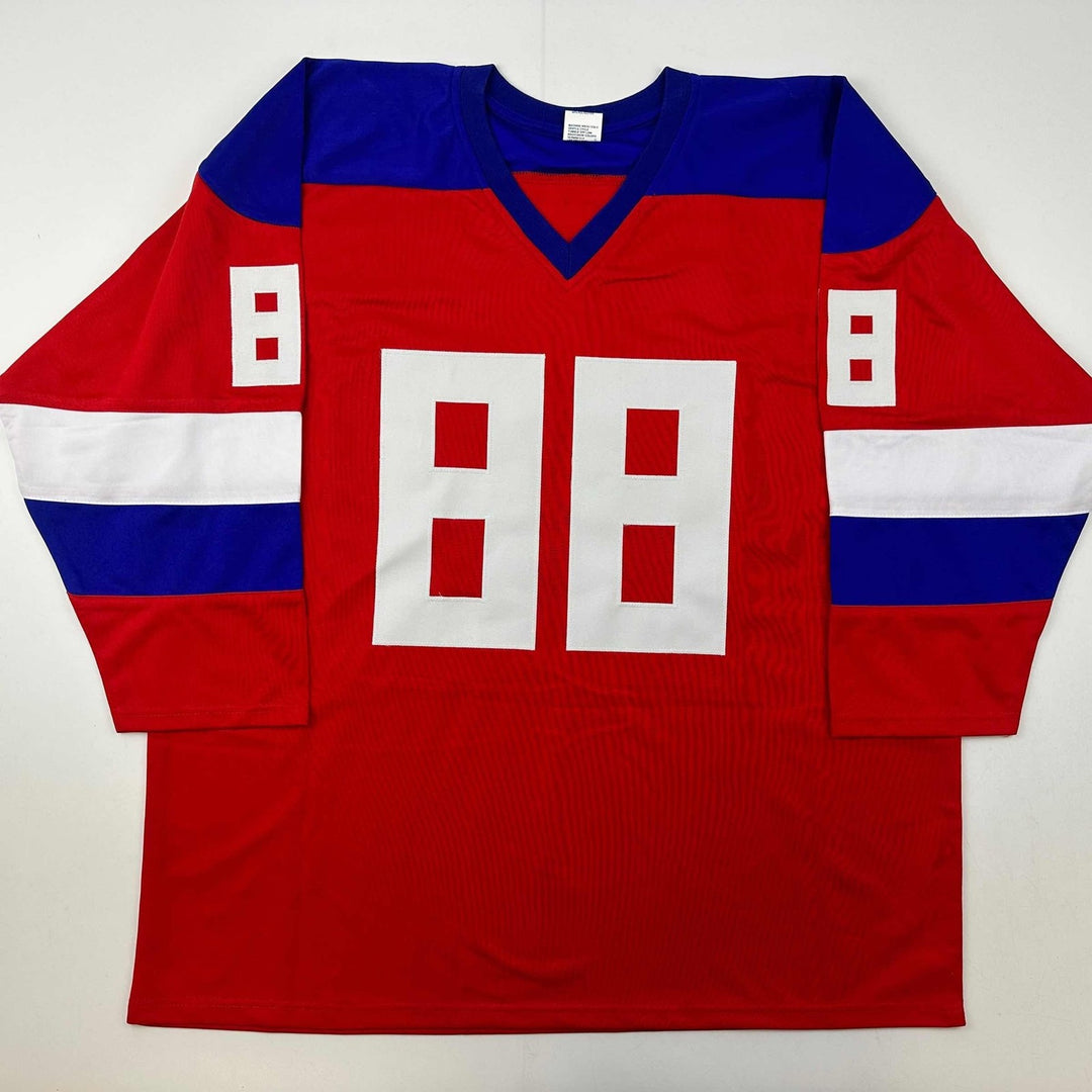 Signed Andrei Vasilevskiy Team Russia Red Olympics Jersey JSA COA