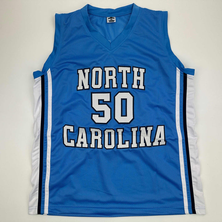 Facsimile Autographed Tyler Hansbrough UNC Blue Reprint Jersey Size Men's XL