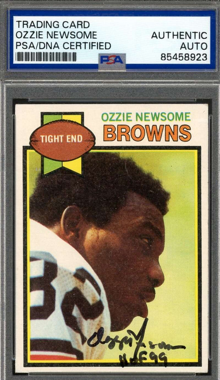 Ozzie Newsome PSA DNA Signed 1979 Topps Rookie Autograph
