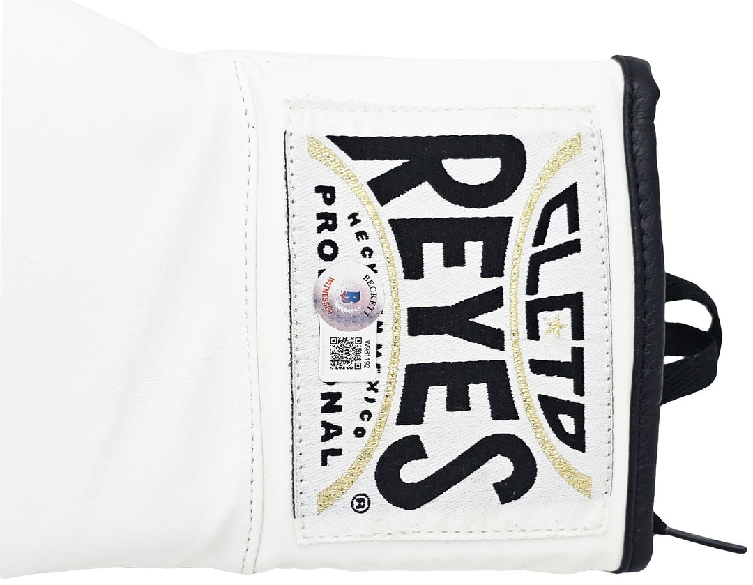 Michael B. Jordan Signed White Reyes Boxing Glove Left Handed LH Beckett Witness