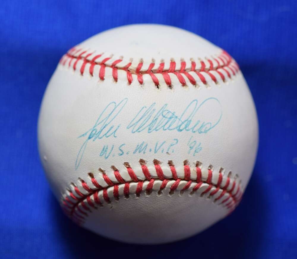 John Wetteland PSA DNA Autograph 1996 World Series Signed Baseball WS MVP 96