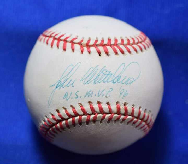 John Wetteland PSA DNA Autograph 1996 World Series Signed Baseball WS MVP 96