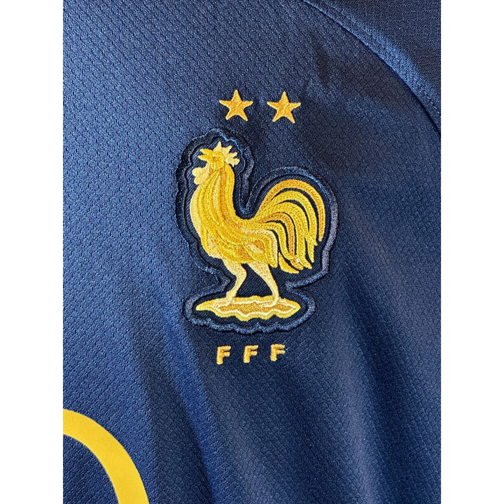 Kylian Mbappé Autographed 2022 France Nike Jersey Panini Authentic COA Navy Blue