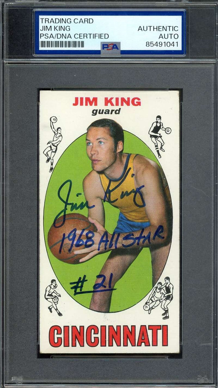 Jim King PSA DNA Signed 1969 Topps Rookie Autograph