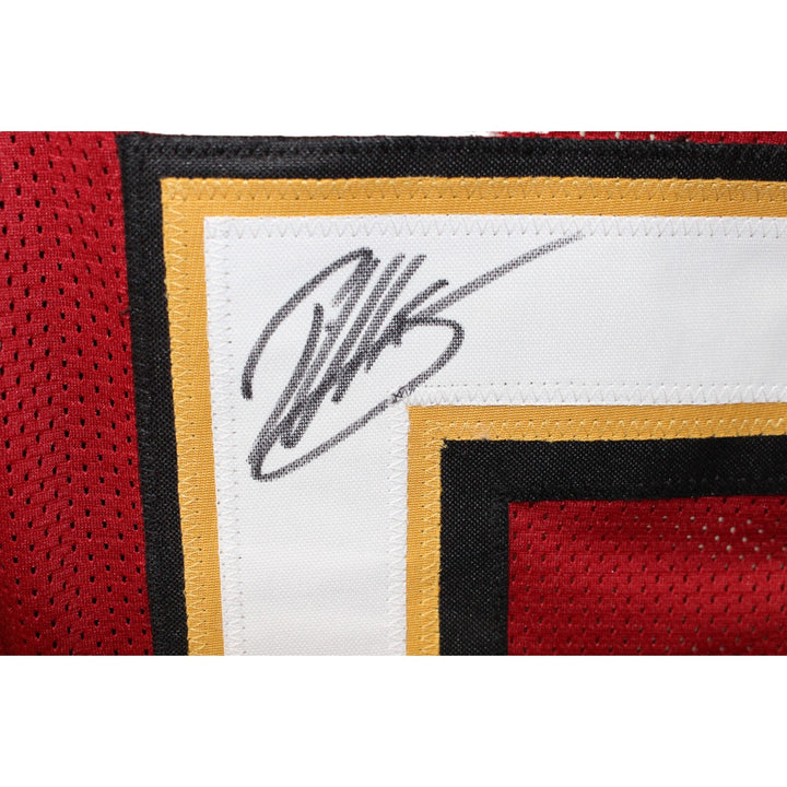 Patrick Willis Autographed/Signed XL Pro Style Scarlet Jersey HOF Beckett 43668