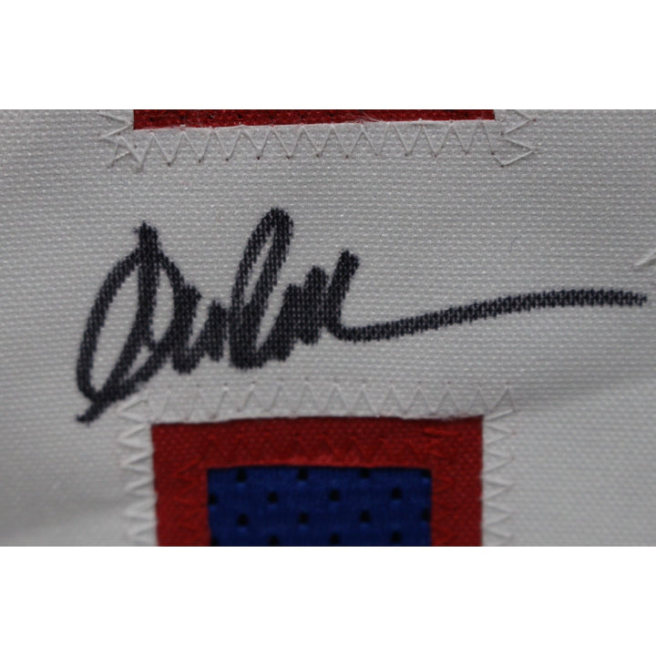 Jim Kelly Thurman Thomas Andre Reed Signed Pro Style XL Blue Jersey BAS W 53721